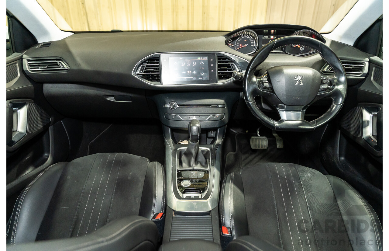 8/2018 Peugeot 308 Touring Allure T9 MY18 4d Wagon White Turbo Diesel 2.0L