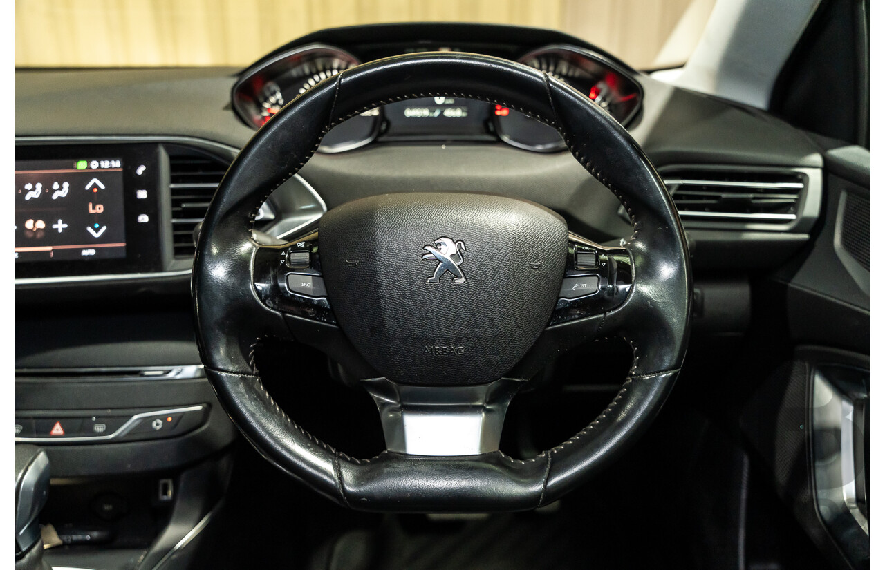 8/2018 Peugeot 308 Touring Allure T9 MY18 4d Wagon White Turbo Diesel 2.0L