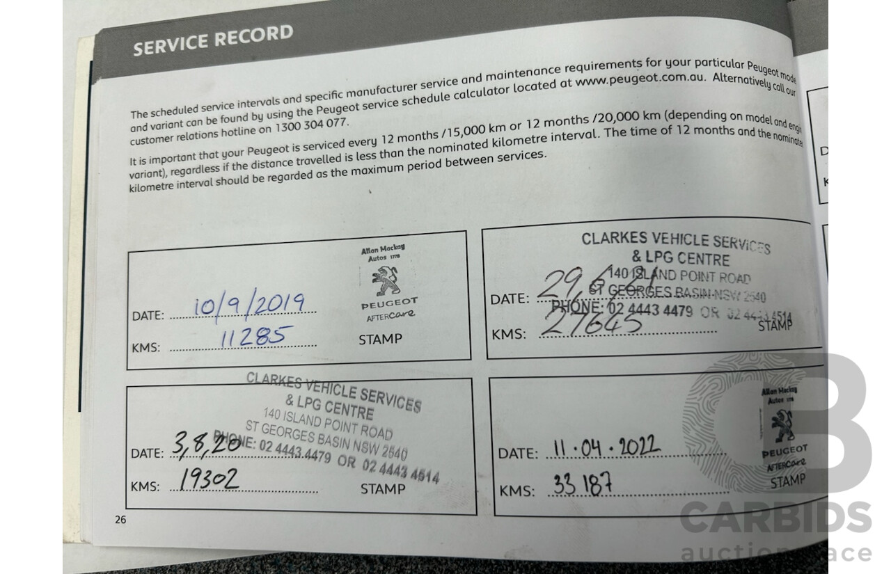 8/2018 Peugeot 308 Touring Allure T9 MY18 4d Wagon White Turbo Diesel 2.0L