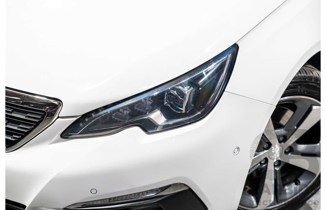 8/2018 Peugeot 308 Touring Allure T9 MY18 4d Wagon White Turbo Diesel 2.0L