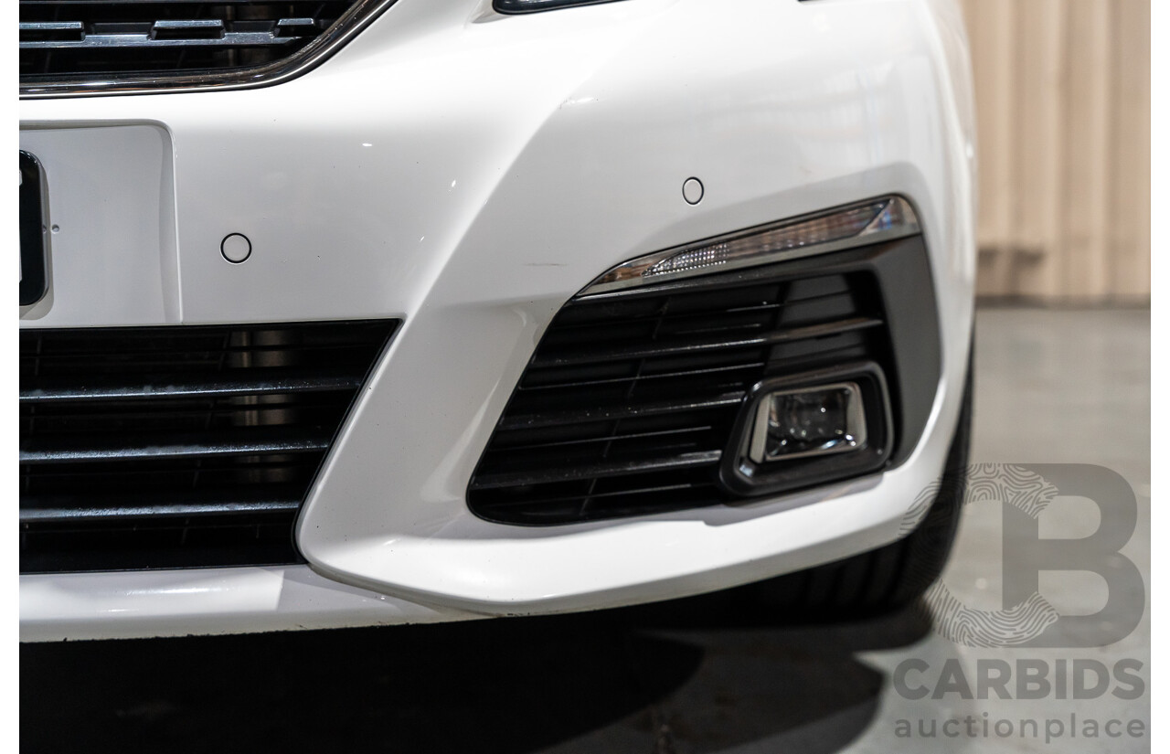 8/2018 Peugeot 308 Touring Allure T9 MY18 4d Wagon White Turbo Diesel 2.0L