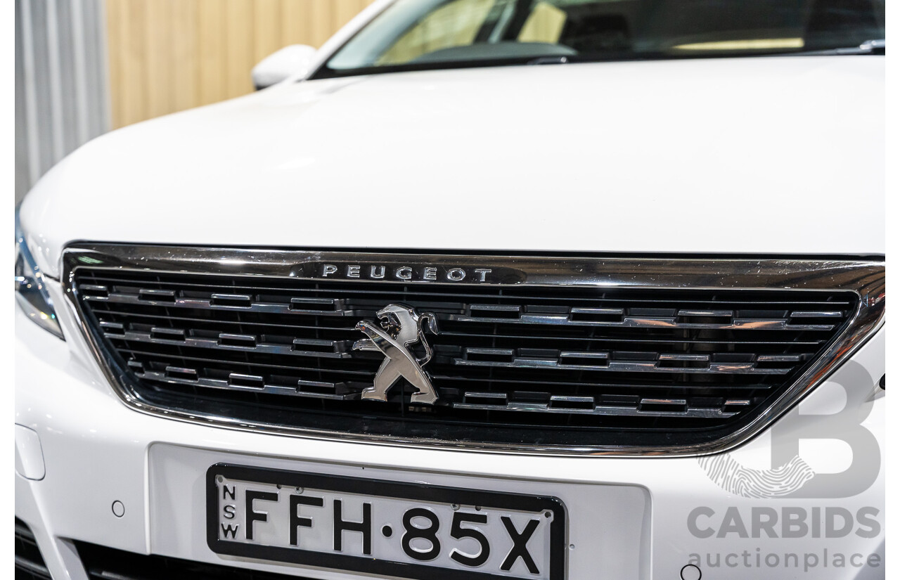 8/2018 Peugeot 308 Touring Allure T9 MY18 4d Wagon White Turbo Diesel 2.0L