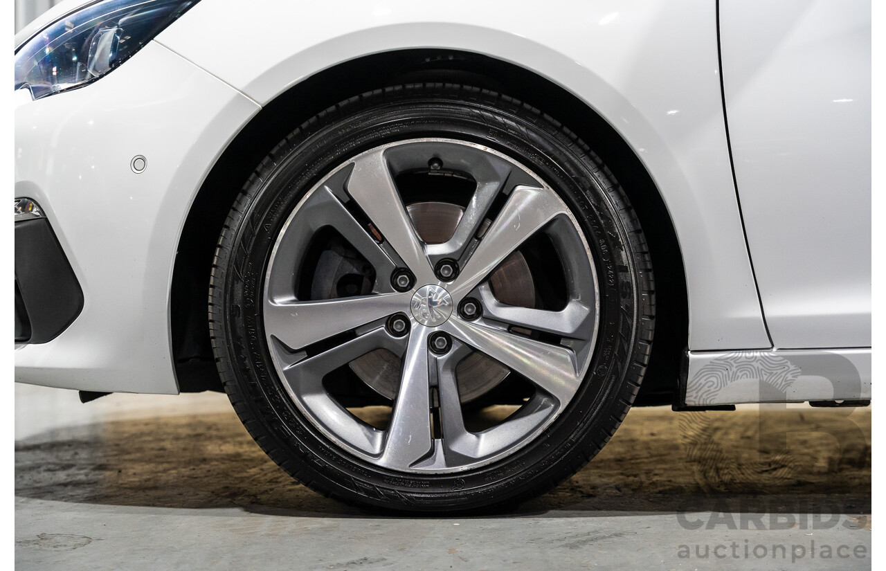 8/2018 Peugeot 308 Touring Allure T9 MY18 4d Wagon White Turbo Diesel 2.0L