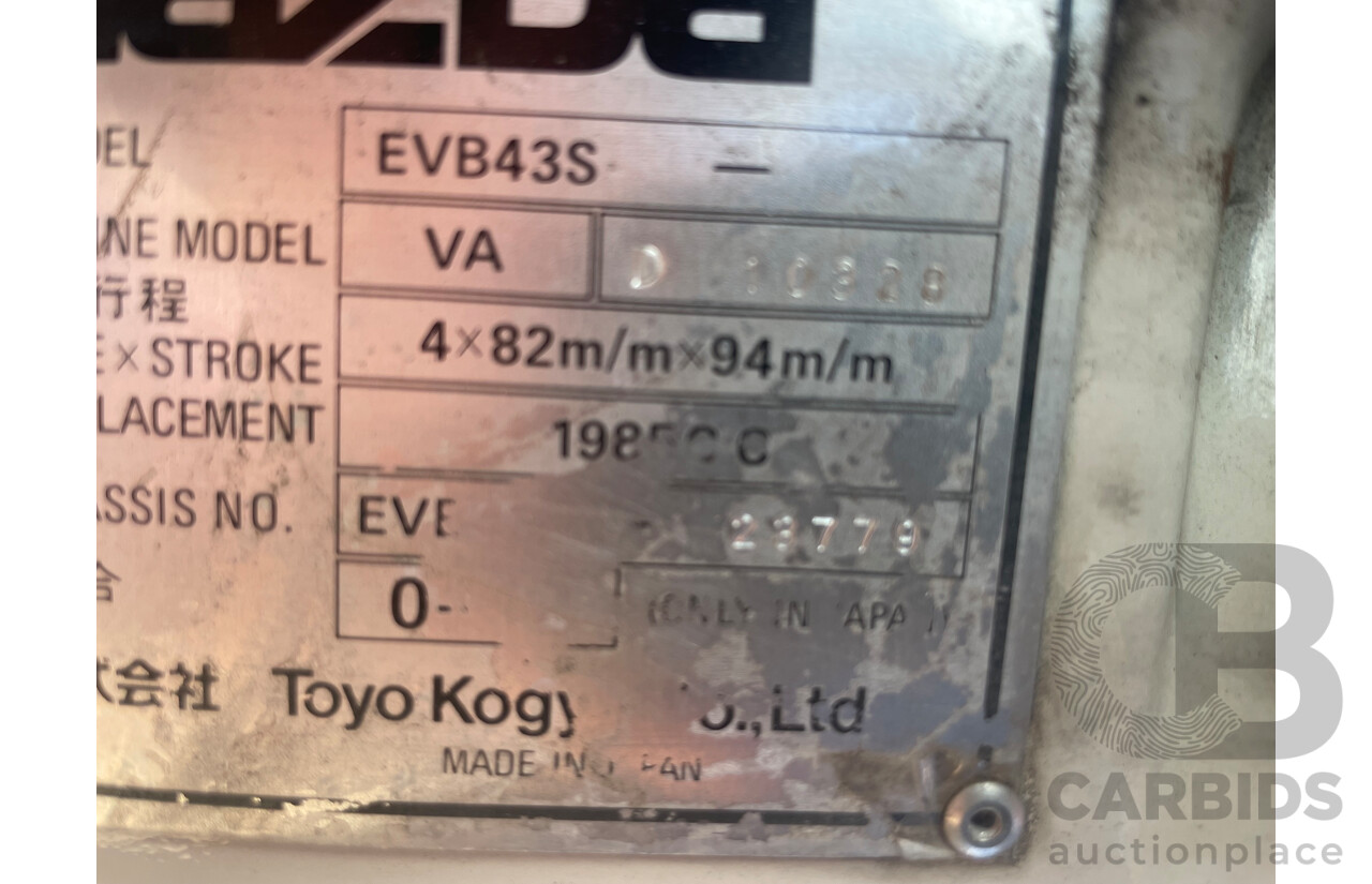 1977 Mazda E2000 Tabletop 2.0L