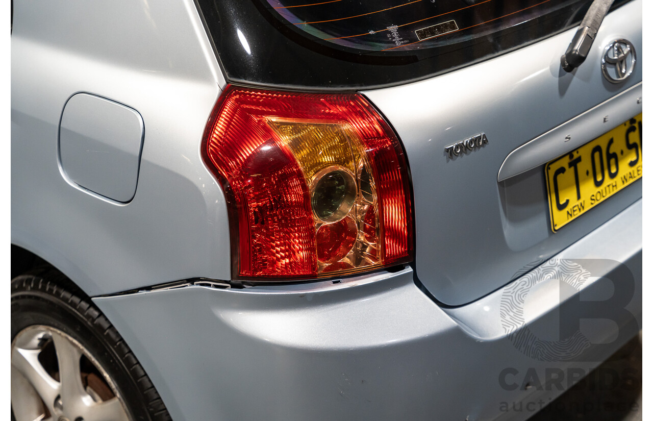 2/2007 Toyota Corolla Conquest SECA ZZE122R MY06 UPGRADE 5d Hatchback Blue 1.8L