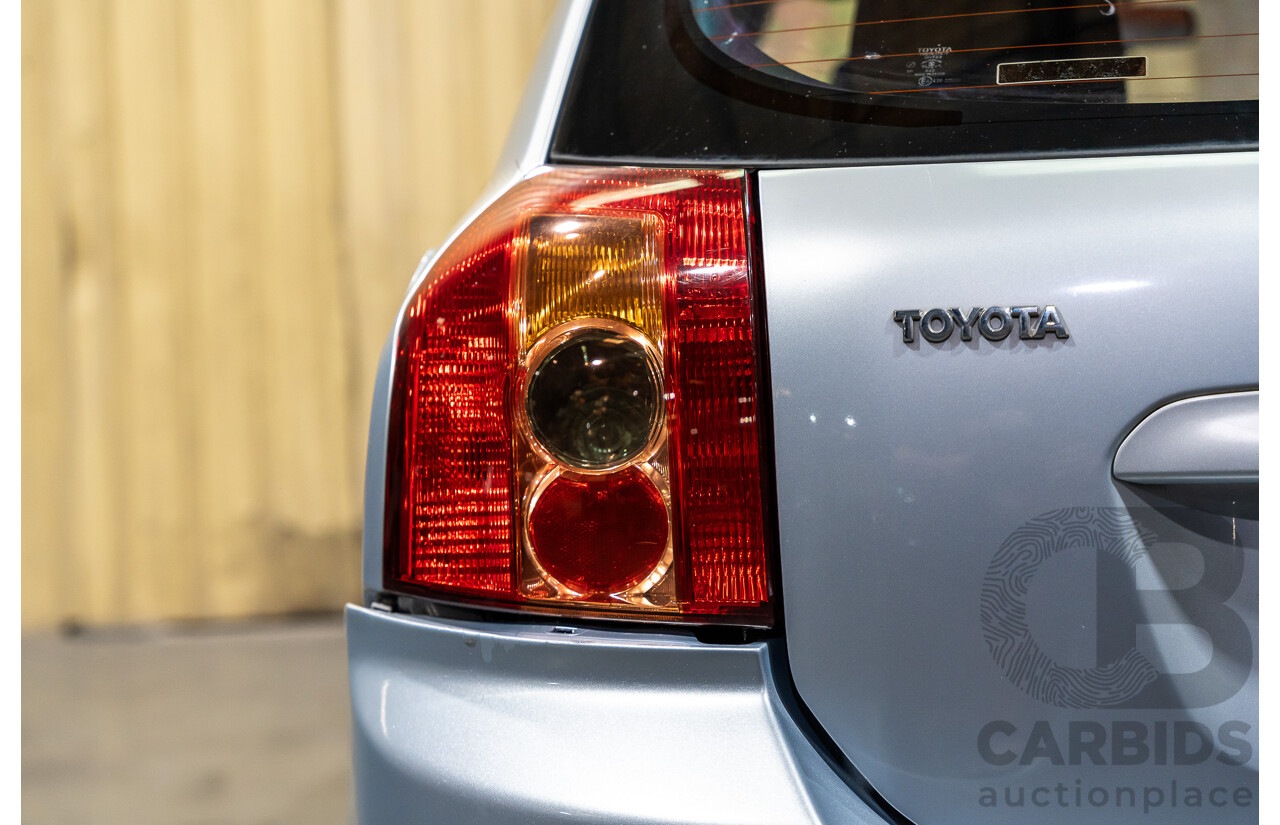 2/2007 Toyota Corolla Conquest SECA ZZE122R MY06 UPGRADE 5d Hatchback Blue 1.8L