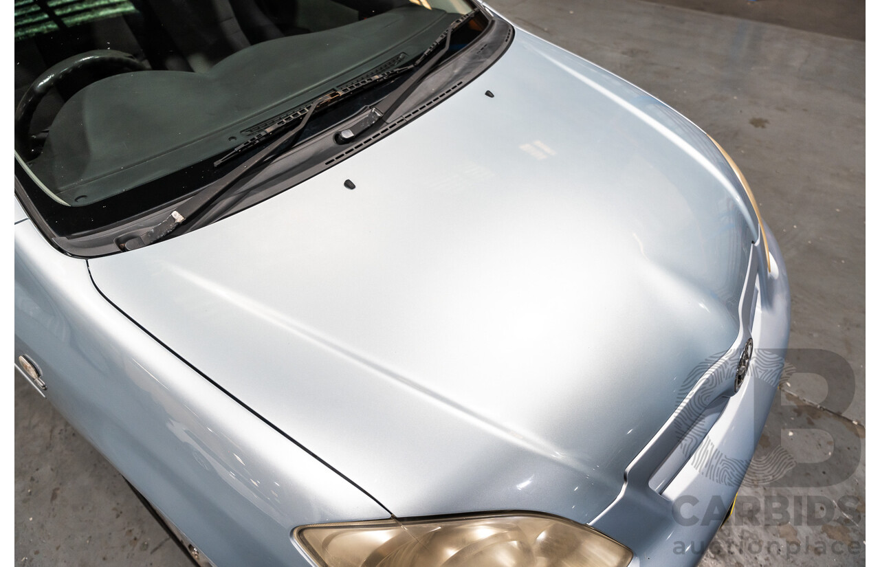 2/2007 Toyota Corolla Conquest SECA ZZE122R MY06 UPGRADE 5d Hatchback Blue 1.8L