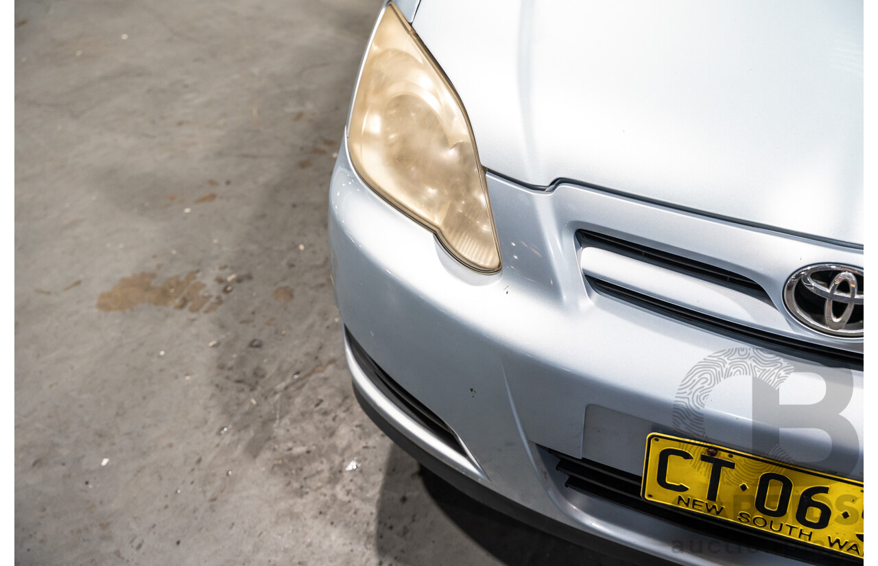 2/2007 Toyota Corolla Conquest SECA ZZE122R MY06 UPGRADE 5d Hatchback Blue 1.8L