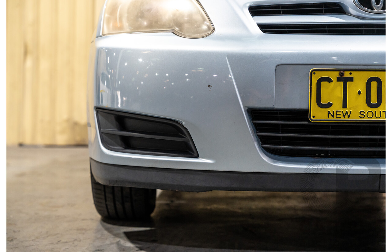 2/2007 Toyota Corolla Conquest SECA ZZE122R MY06 UPGRADE 5d Hatchback Blue 1.8L