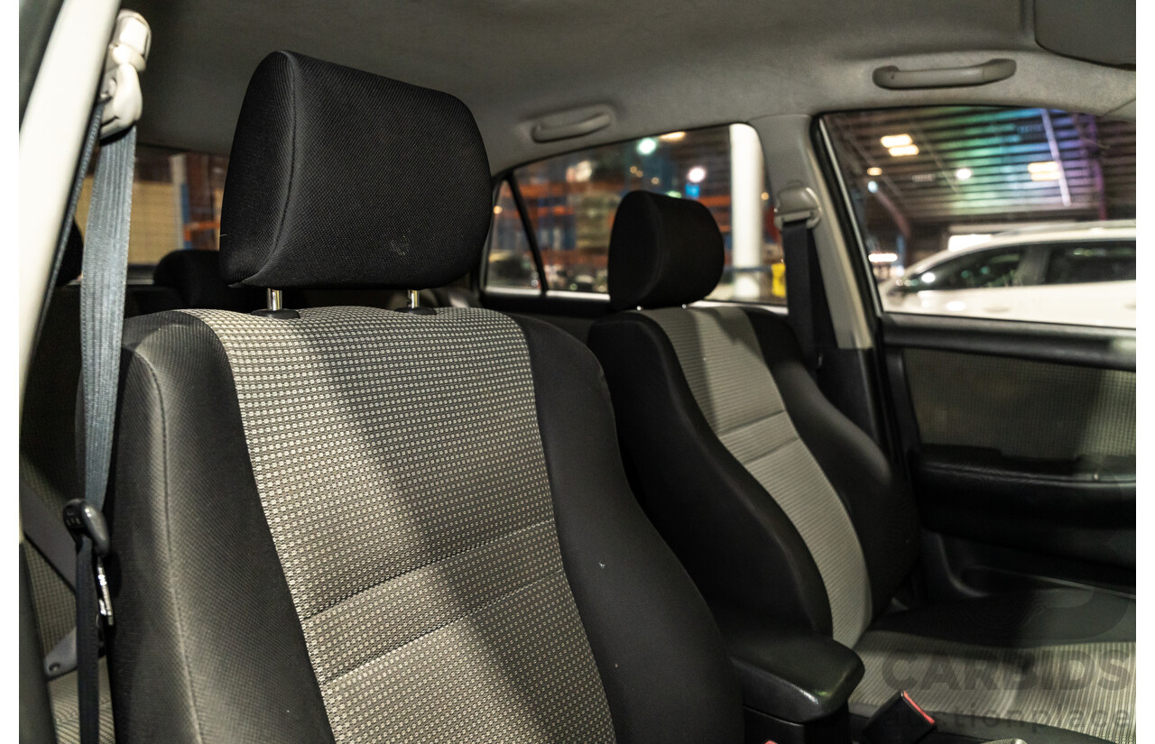 2/2007 Toyota Corolla Conquest SECA ZZE122R MY06 UPGRADE 5d Hatchback Blue 1.8L