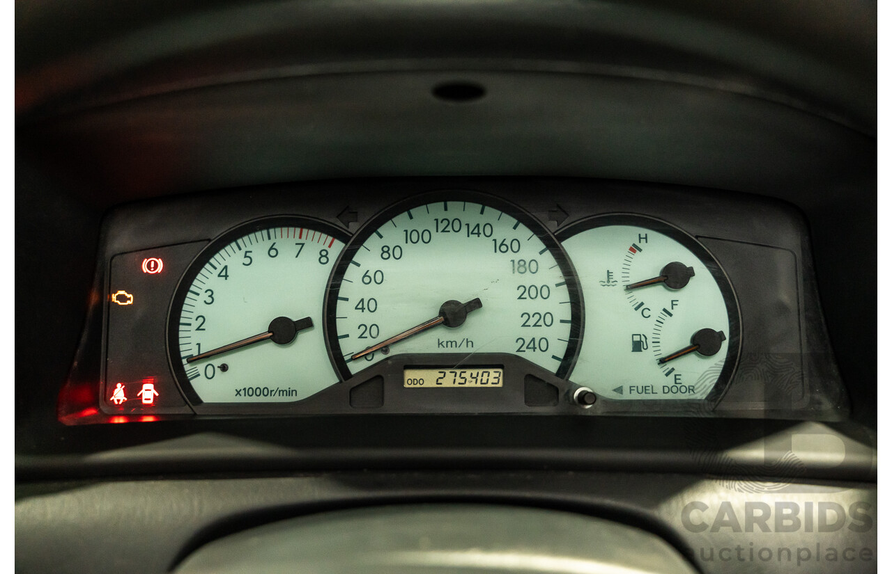 2/2007 Toyota Corolla Conquest SECA ZZE122R MY06 UPGRADE 5d Hatchback Blue 1.8L