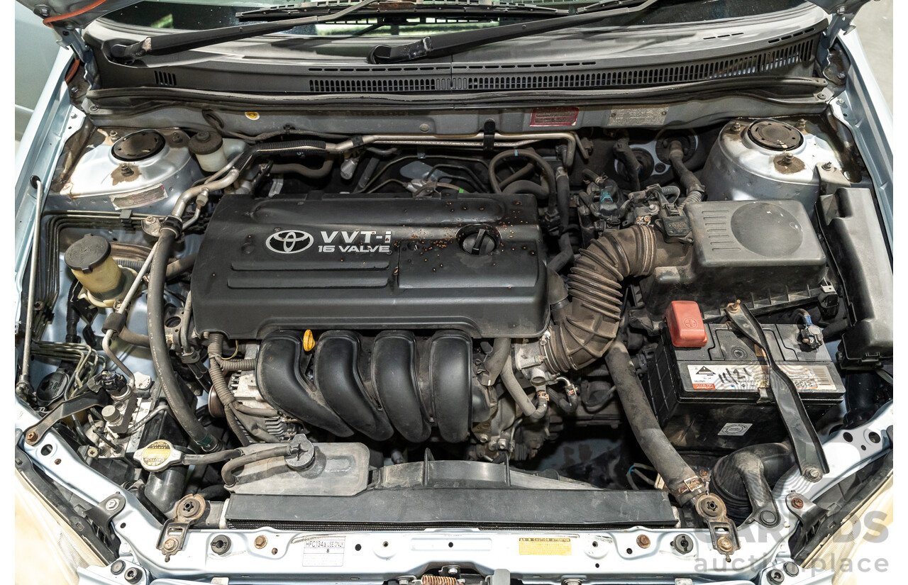 2/2007 Toyota Corolla Conquest SECA ZZE122R MY06 UPGRADE 5d Hatchback Blue 1.8L