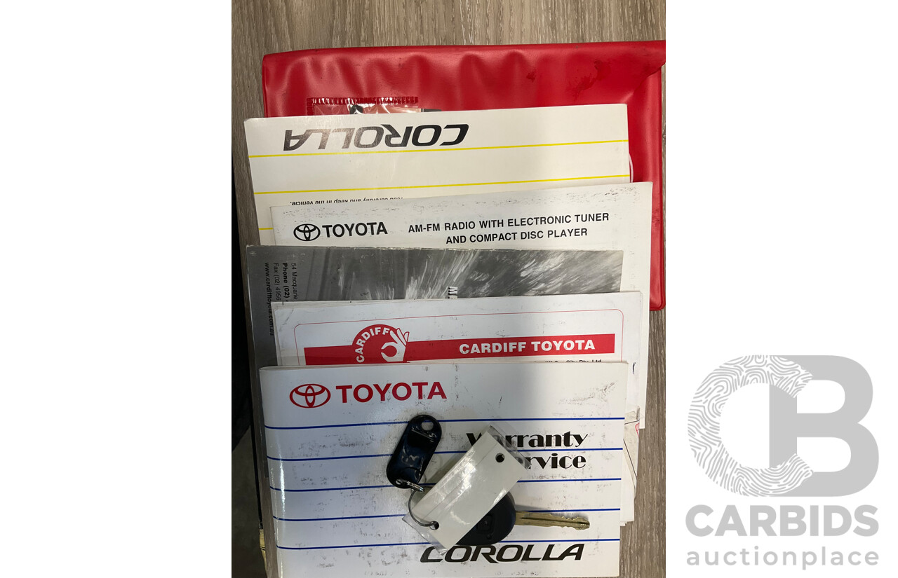 2/2007 Toyota Corolla Conquest SECA ZZE122R MY06 UPGRADE 5d Hatchback Blue 1.8L