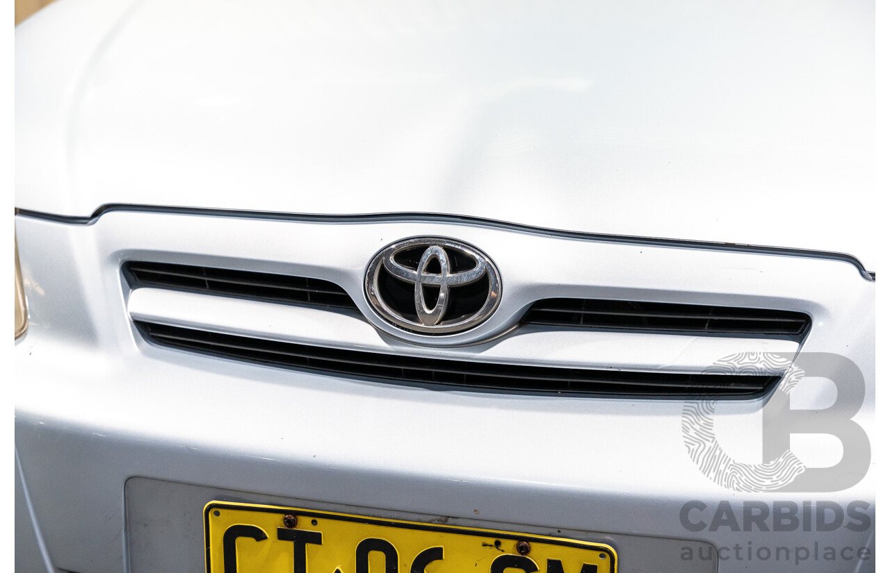 2/2007 Toyota Corolla Conquest SECA ZZE122R MY06 UPGRADE 5d Hatchback Blue 1.8L