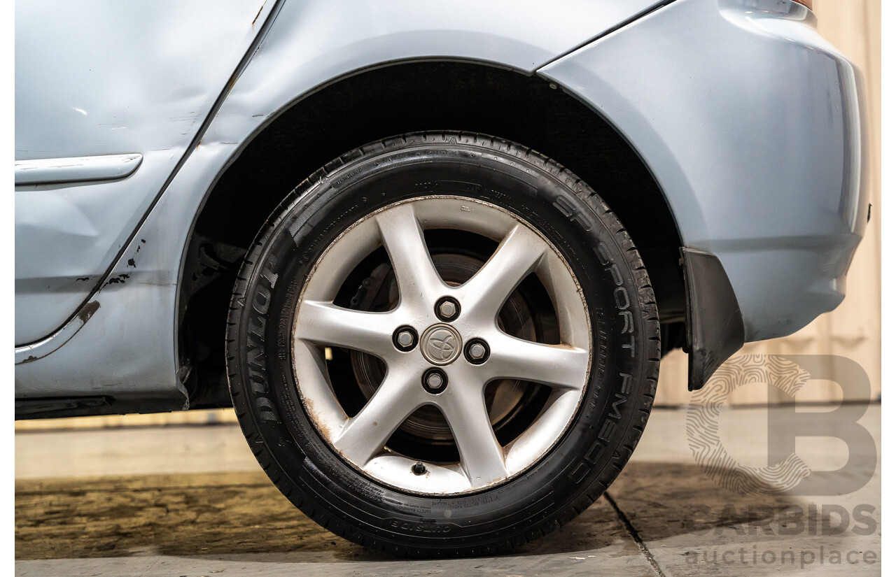 2/2007 Toyota Corolla Conquest SECA ZZE122R MY06 UPGRADE 5d Hatchback Blue 1.8L