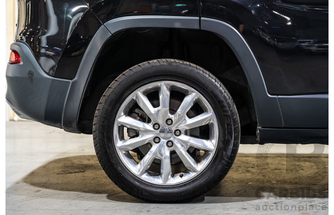 7/2016 Jeep Cherokee Limited (4x4) 4d Wagon Metallic Black Turbo Diesel 2.0L