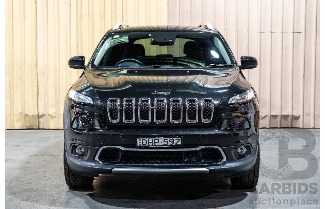 7/2016 Jeep Cherokee Limited (4x4) 4d Wagon Metallic Black Turbo Diesel 2.0L