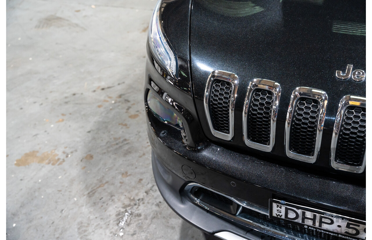 7/2016 Jeep Cherokee Limited (4x4) 4d Wagon Metallic Black Turbo Diesel 2.0L