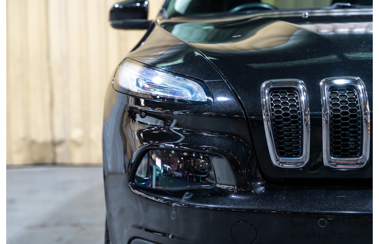 7/2016 Jeep Cherokee Limited (4x4) 4d Wagon Metallic Black Turbo Diesel 2.0L