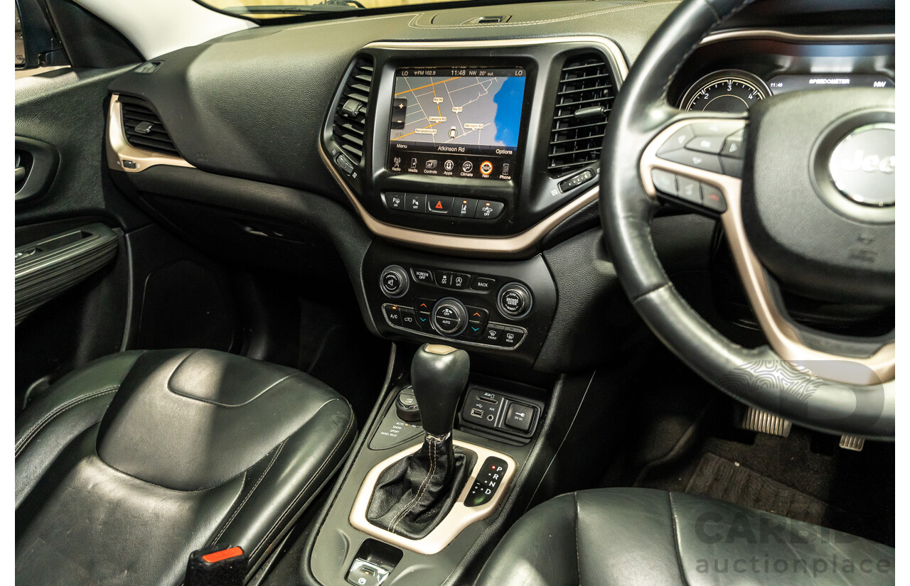 7/2016 Jeep Cherokee Limited (4x4) 4d Wagon Metallic Black Turbo Diesel 2.0L