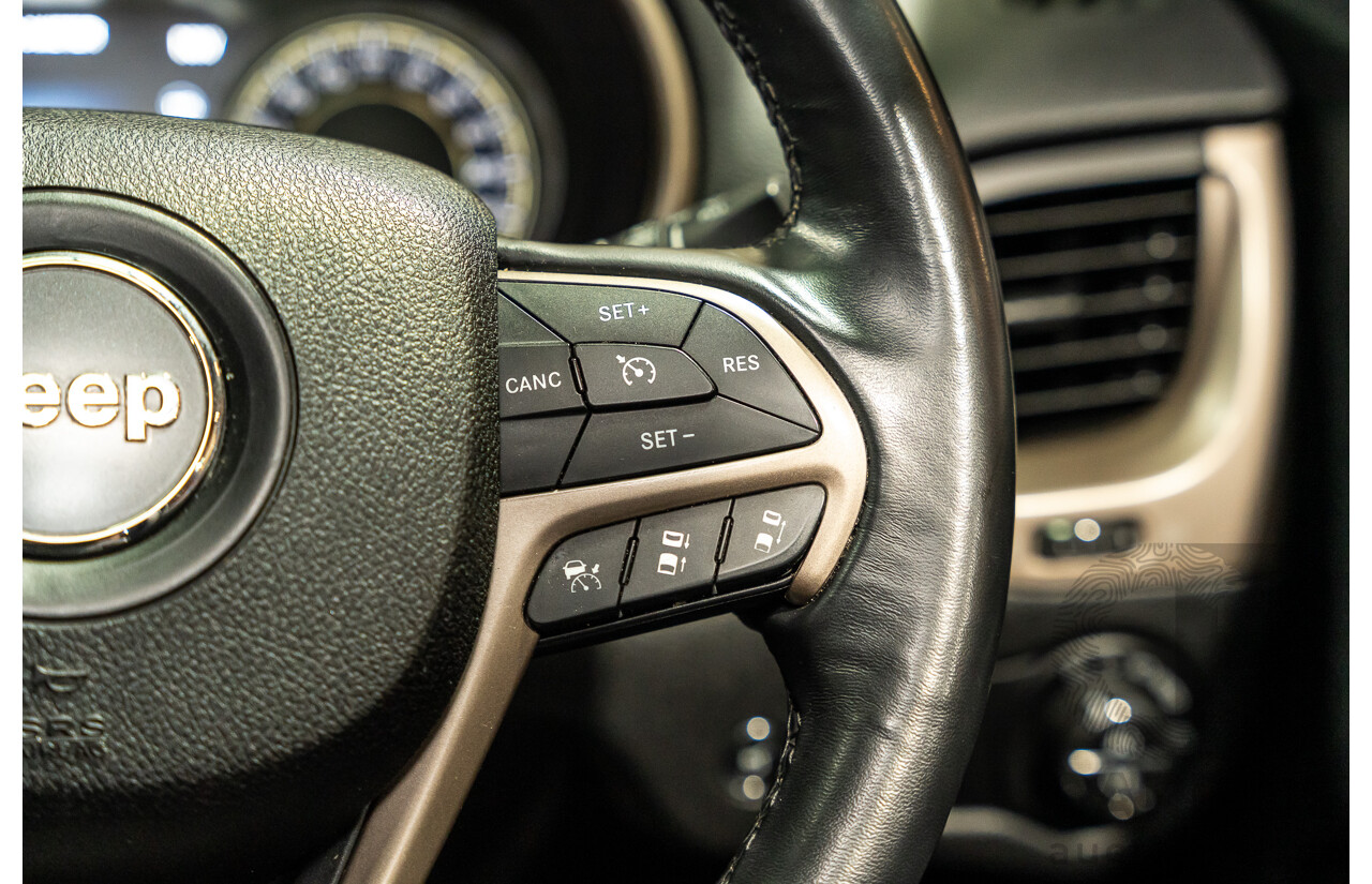 7/2016 Jeep Cherokee Limited (4x4) 4d Wagon Metallic Black Turbo Diesel 2.0L