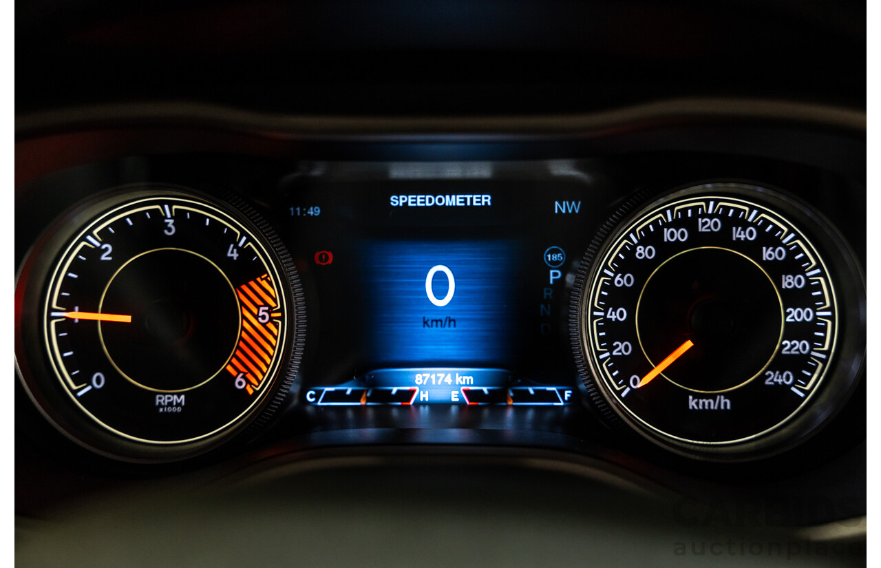 7/2016 Jeep Cherokee Limited (4x4) 4d Wagon Metallic Black Turbo Diesel 2.0L