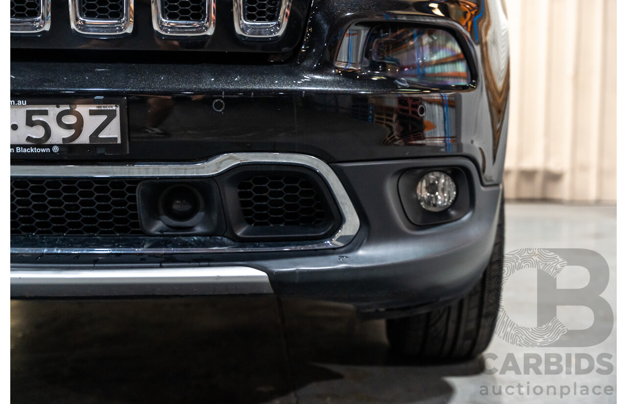 7/2016 Jeep Cherokee Limited (4x4) 4d Wagon Metallic Black Turbo Diesel 2.0L