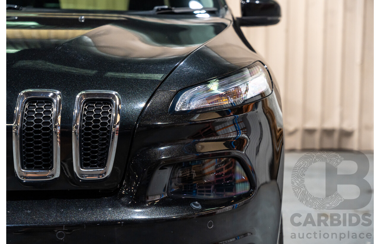 7/2016 Jeep Cherokee Limited (4x4) 4d Wagon Metallic Black Turbo Diesel 2.0L