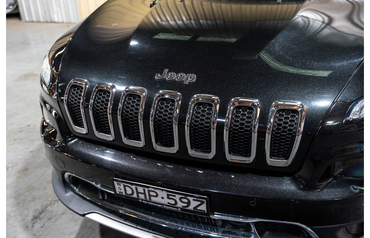 7/2016 Jeep Cherokee Limited (4x4) 4d Wagon Metallic Black Turbo Diesel 2.0L