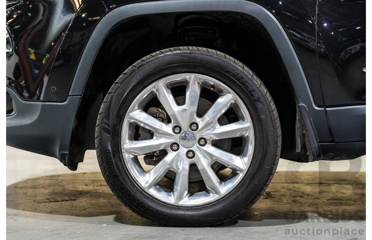 7/2016 Jeep Cherokee Limited (4x4) 4d Wagon Metallic Black Turbo Diesel 2.0L