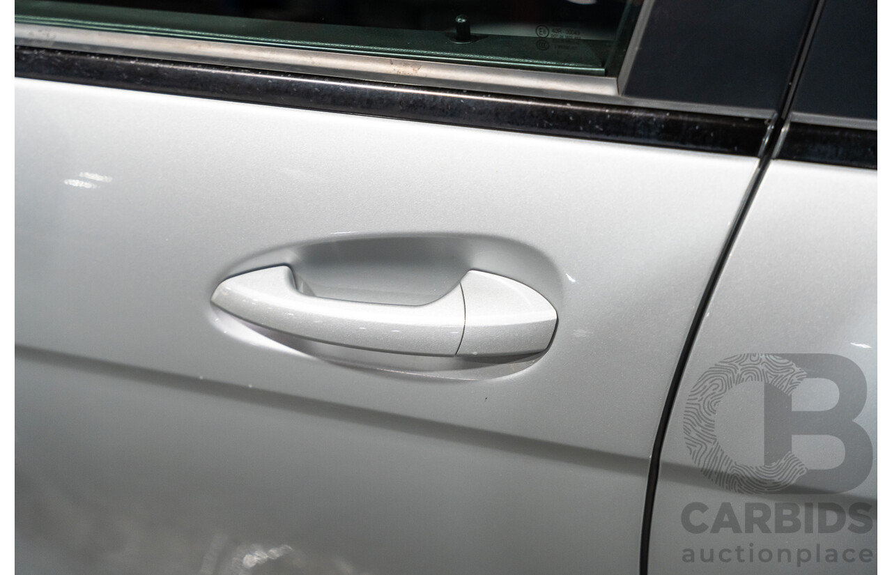 3/2013 Mercedes Benz C200 BE W204 MY13 4d Sedan Iridium Silver Metallic 1.8L