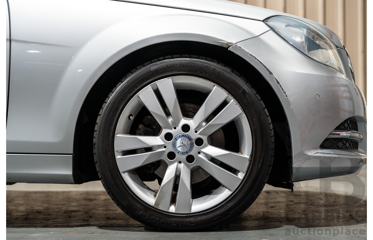 3/2013 Mercedes Benz C200 BE W204 MY13 4d Sedan Iridium Silver Metallic 1.8L