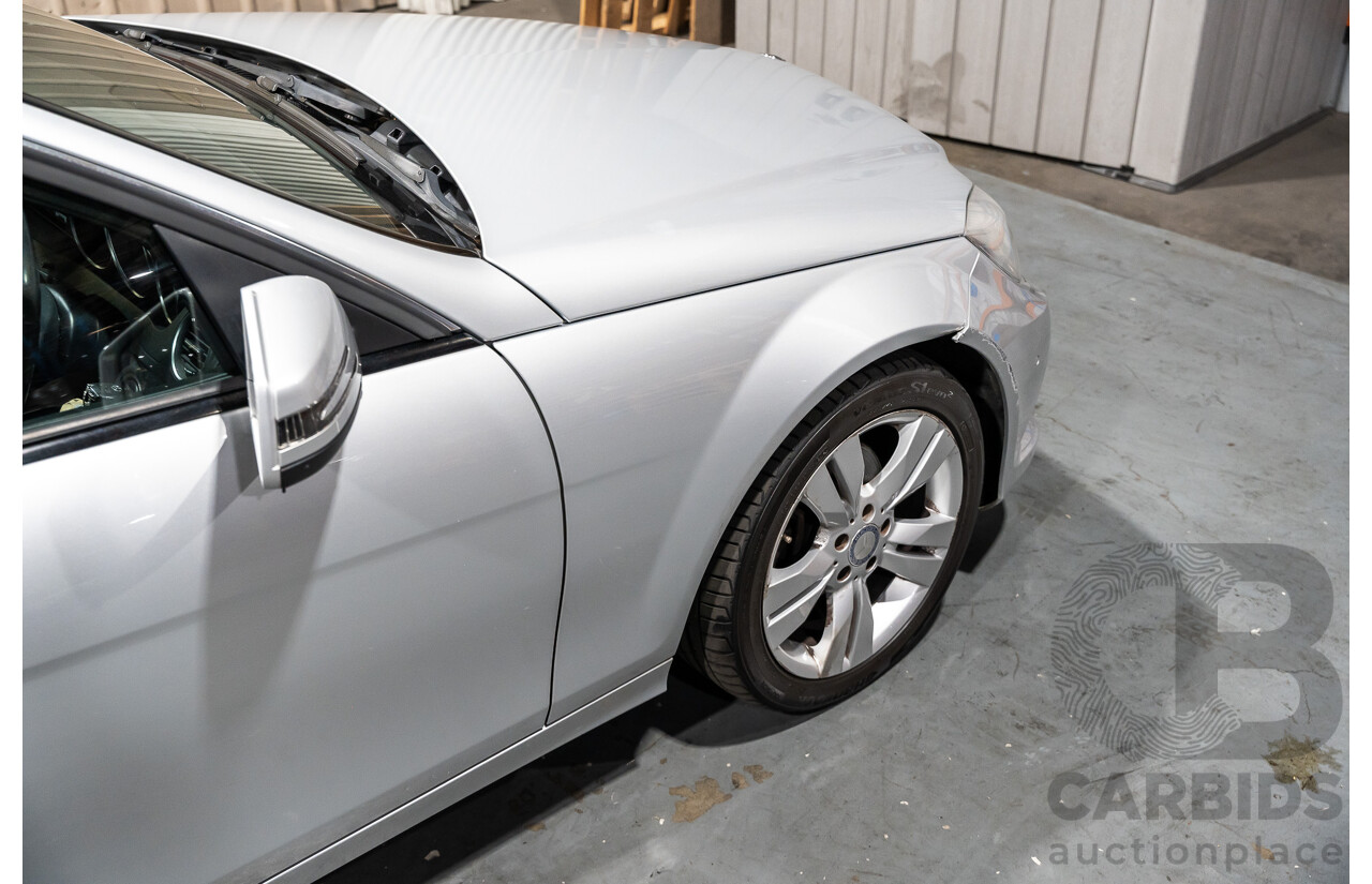 3/2013 Mercedes Benz C200 BE W204 MY13 4d Sedan Iridium Silver Metallic 1.8L