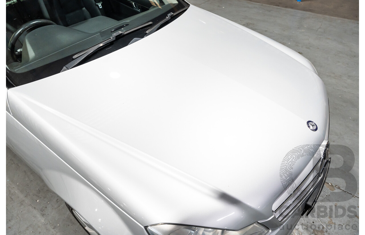 3/2013 Mercedes Benz C200 BE W204 MY13 4d Sedan Iridium Silver Metallic 1.8L
