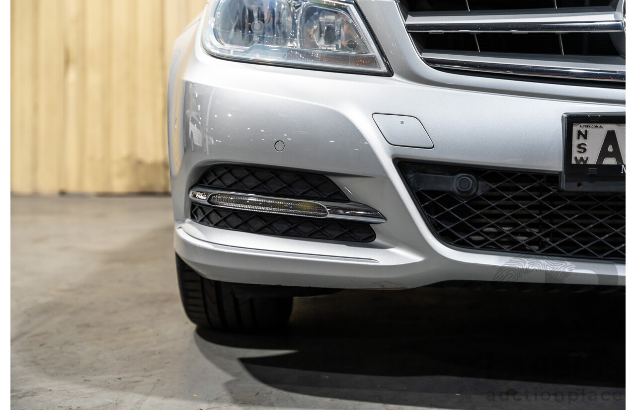 3/2013 Mercedes Benz C200 BE W204 MY13 4d Sedan Iridium Silver Metallic 1.8L