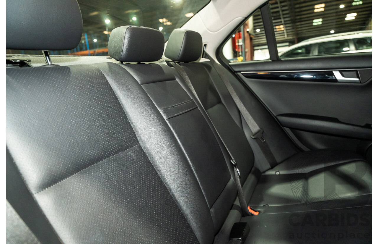 3/2013 Mercedes Benz C200 BE W204 MY13 4d Sedan Iridium Silver Metallic 1.8L