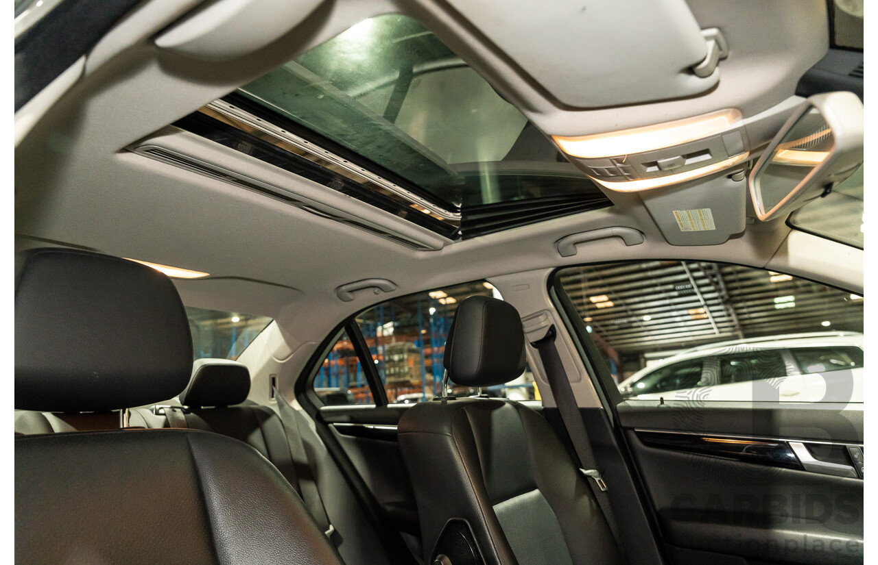 3/2013 Mercedes Benz C200 BE W204 MY13 4d Sedan Iridium Silver Metallic 1.8L