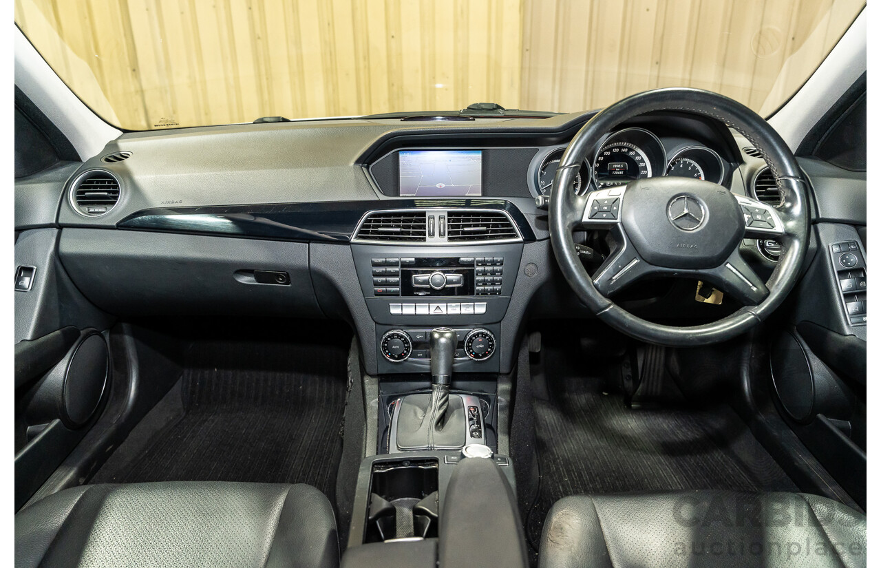 3/2013 Mercedes Benz C200 BE W204 MY13 4d Sedan Iridium Silver Metallic 1.8L