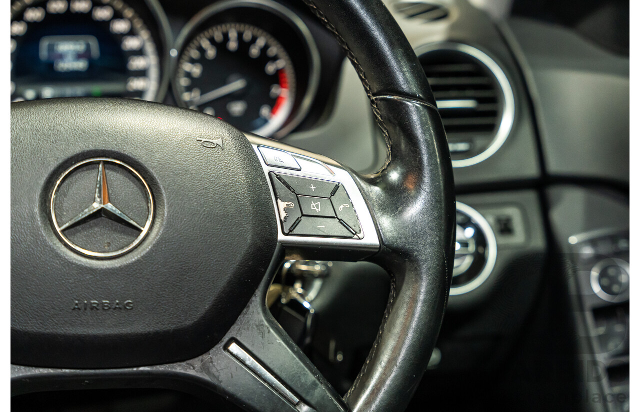 3/2013 Mercedes Benz C200 BE W204 MY13 4d Sedan Iridium Silver Metallic 1.8L