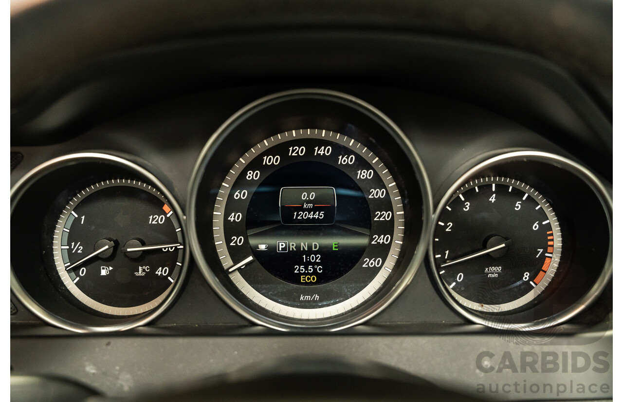 3/2013 Mercedes Benz C200 BE W204 MY13 4d Sedan Iridium Silver Metallic 1.8L