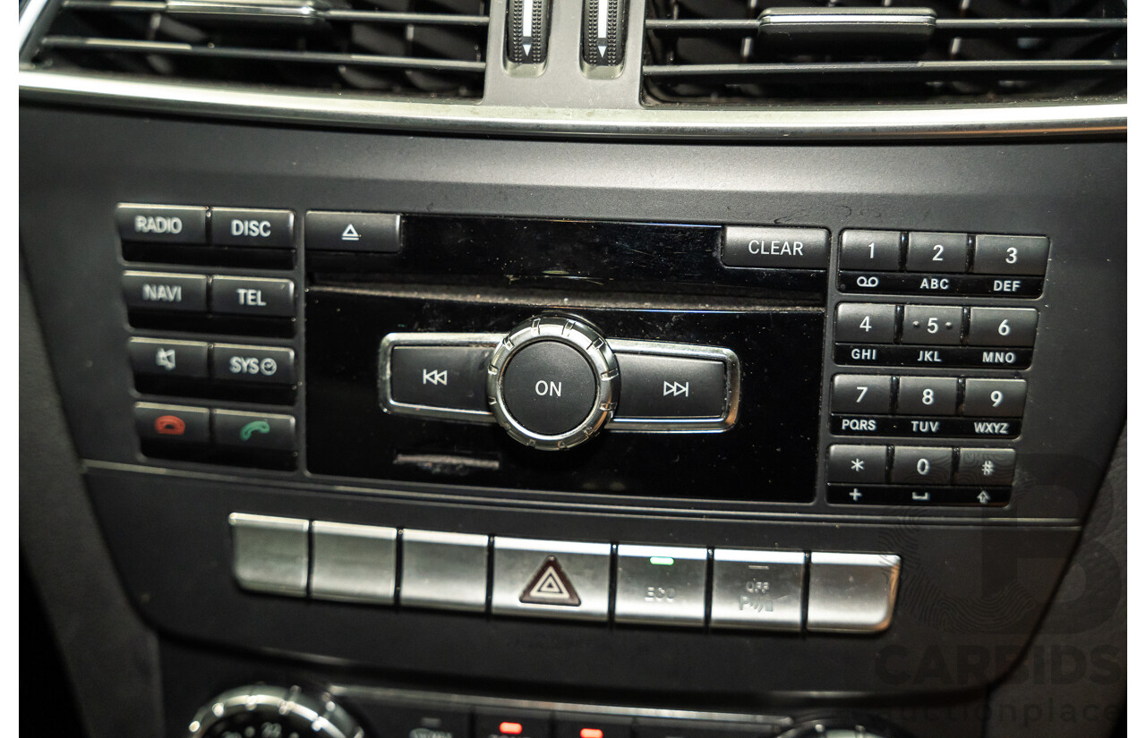 3/2013 Mercedes Benz C200 BE W204 MY13 4d Sedan Iridium Silver Metallic 1.8L