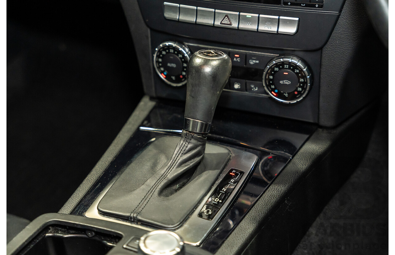 3/2013 Mercedes Benz C200 BE W204 MY13 4d Sedan Iridium Silver Metallic 1.8L