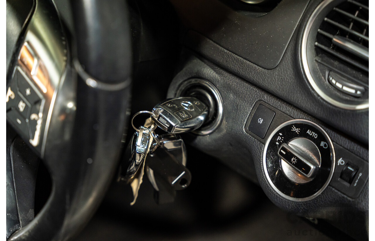 3/2013 Mercedes Benz C200 BE W204 MY13 4d Sedan Iridium Silver Metallic 1.8L