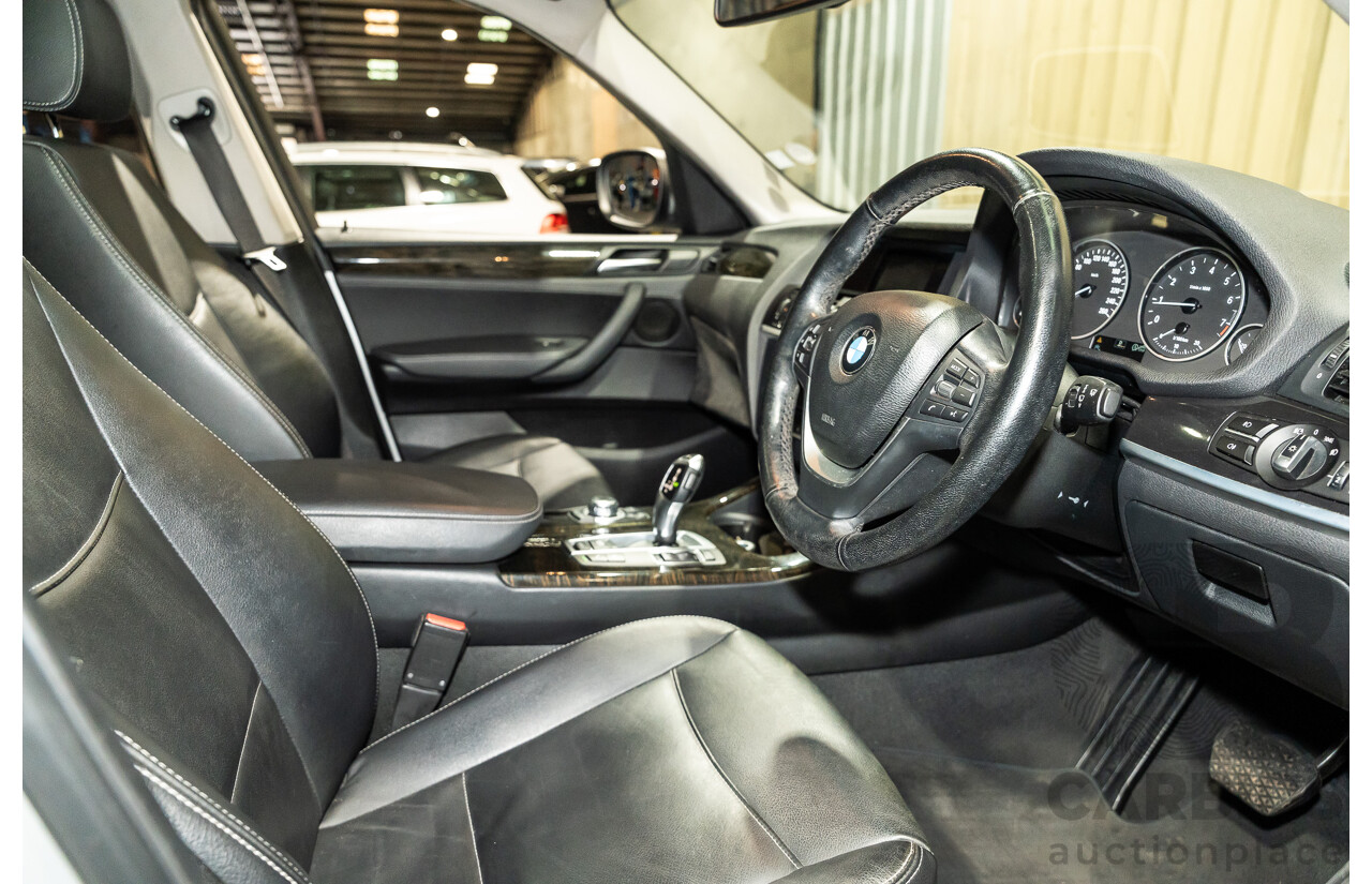 3/2013 BMW X3 Xdrive20i F25 (AWD) MY13 4d Wagon Metallic Silver Turbo 2.0L