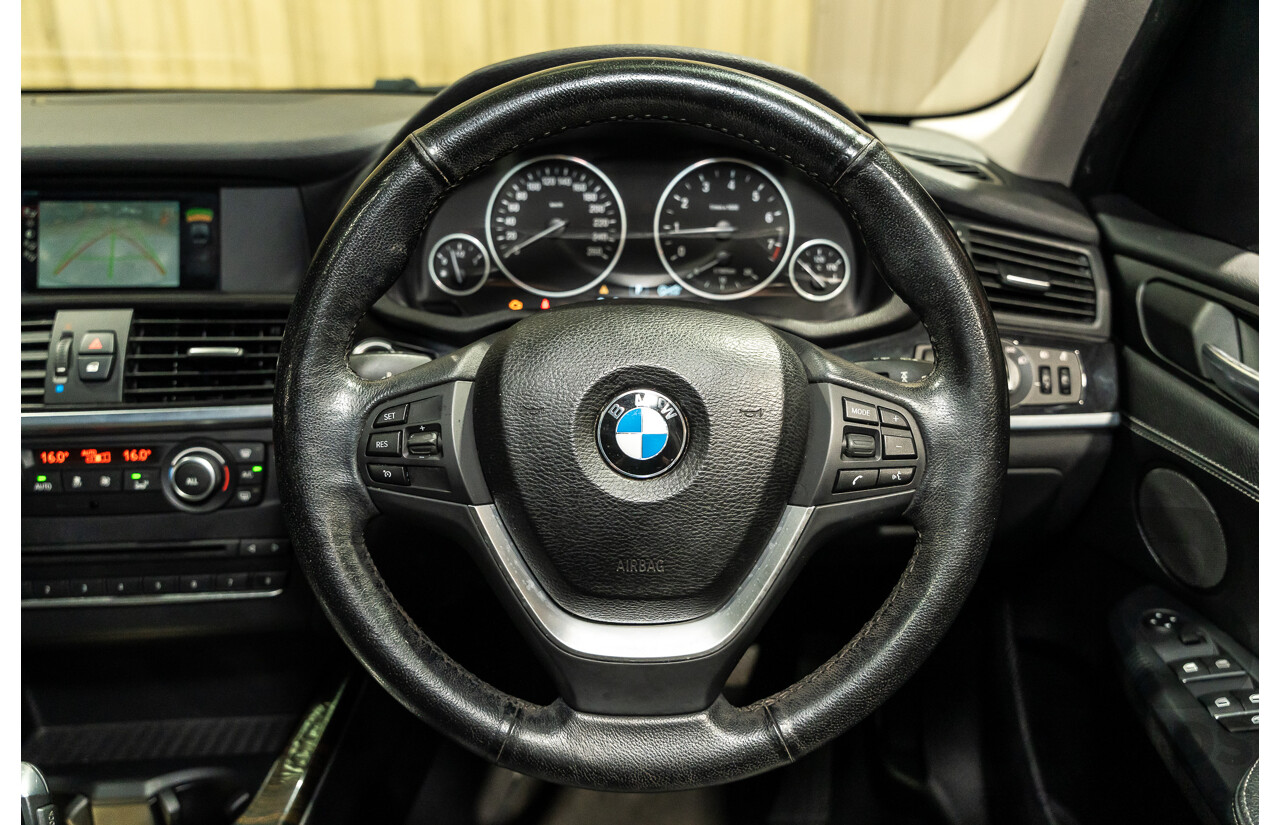 3/2013 BMW X3 Xdrive20i F25 (AWD) MY13 4d Wagon Metallic Silver Turbo 2.0L