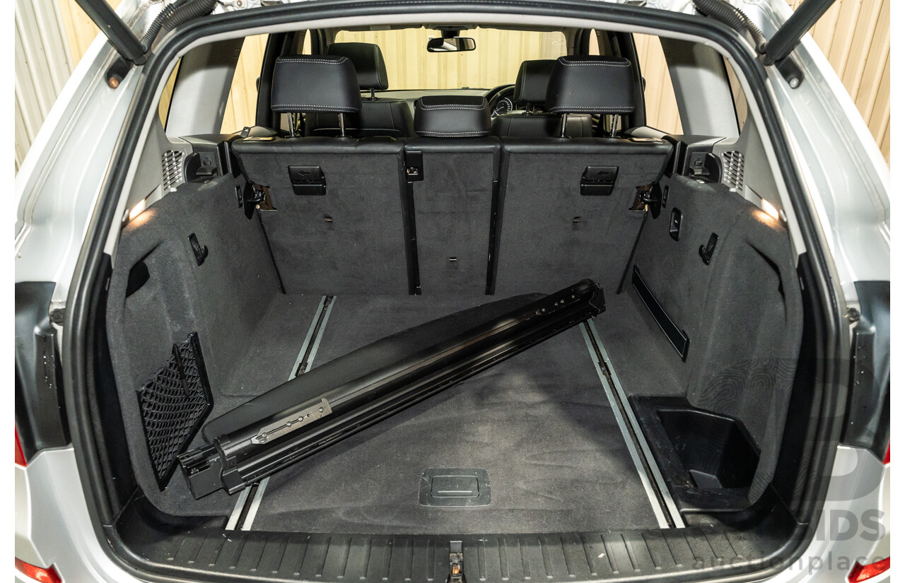 3/2013 BMW X3 Xdrive20i F25 (AWD) MY13 4d Wagon Metallic Silver Turbo 2.0L