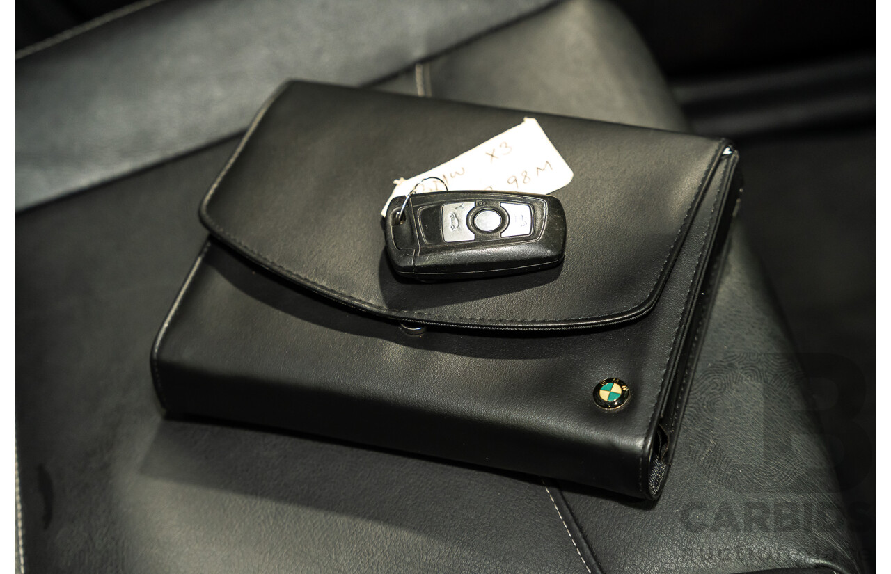 3/2013 BMW X3 Xdrive20i F25 (AWD) MY13 4d Wagon Metallic Silver Turbo 2.0L