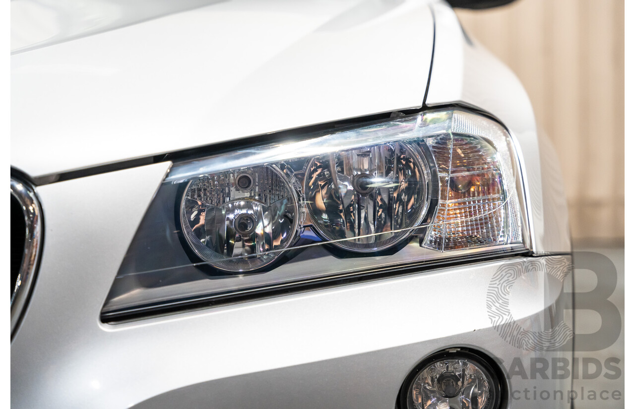 3/2013 BMW X3 Xdrive20i F25 (AWD) MY13 4d Wagon Metallic Silver Turbo 2.0L