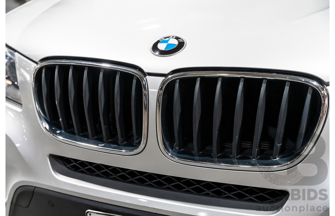 3/2013 BMW X3 Xdrive20i F25 (AWD) MY13 4d Wagon Metallic Silver Turbo 2.0L