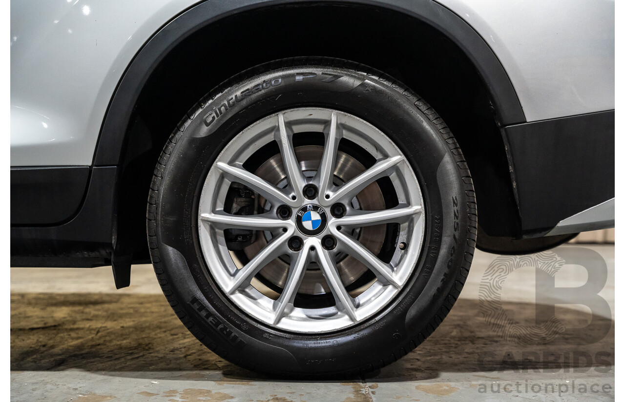 3/2013 BMW X3 Xdrive20i F25 (AWD) MY13 4d Wagon Metallic Silver Turbo 2.0L